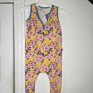 Rags to Raches Floral Sleeveless Romper​